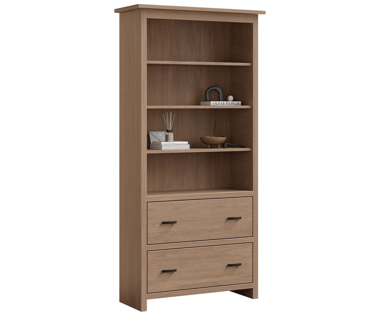 Amish Lamont 80 Bookcase