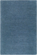 Kynton Blue Modern Minimalist Handmade Area Rug